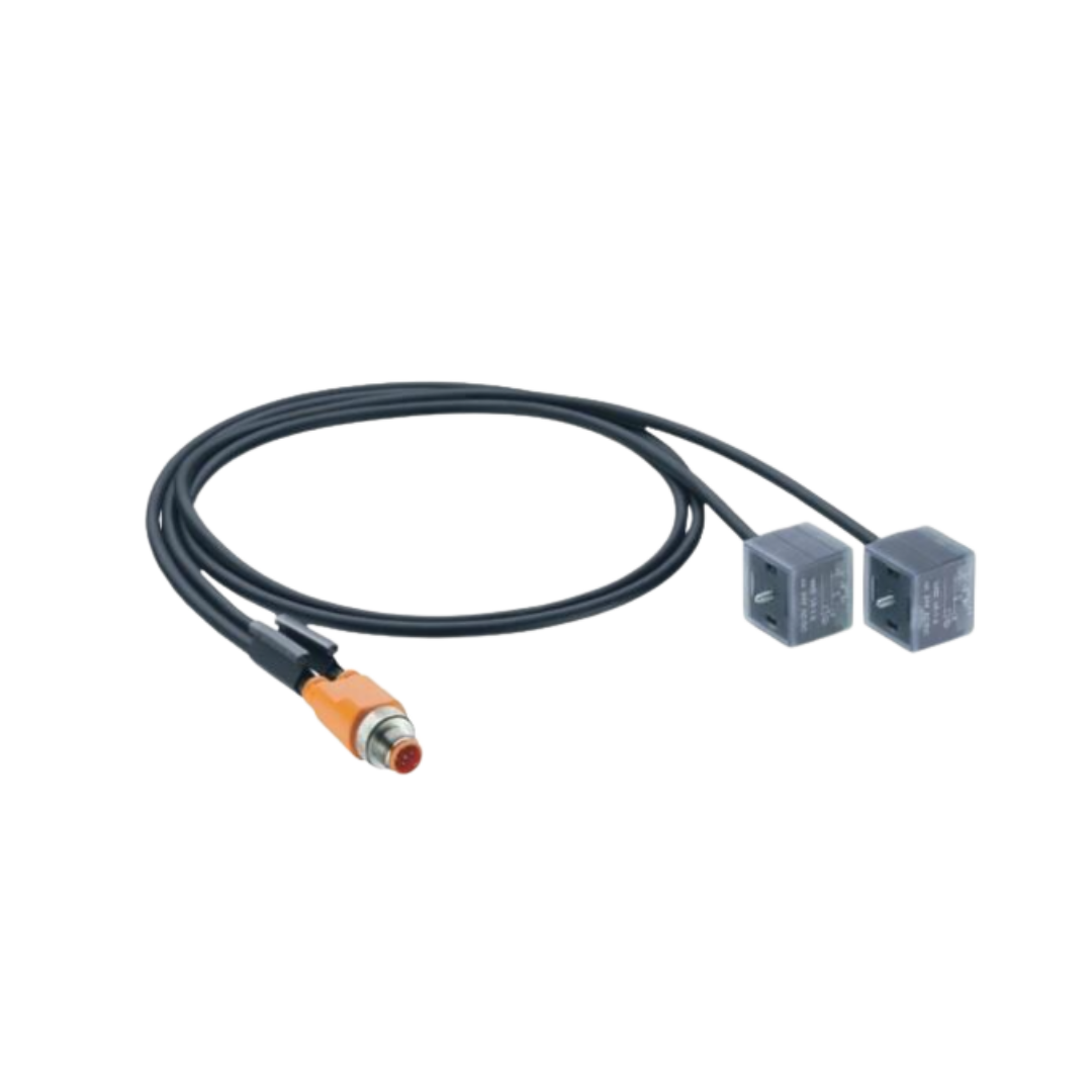 M12 Y spliter male - to two Din Valve form A connectors